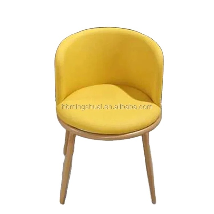 Metal frame single sofa Customized leisure chairs Modern sedie fashion Style hotel chairs Coffee Chair