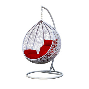 fashion garden furniture wicker rattan hanging indoor swing chair with stand pool lounge chairs swimming rattan chair