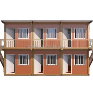 China Low Cost Prefabricated Container House as Modular Apartment Building