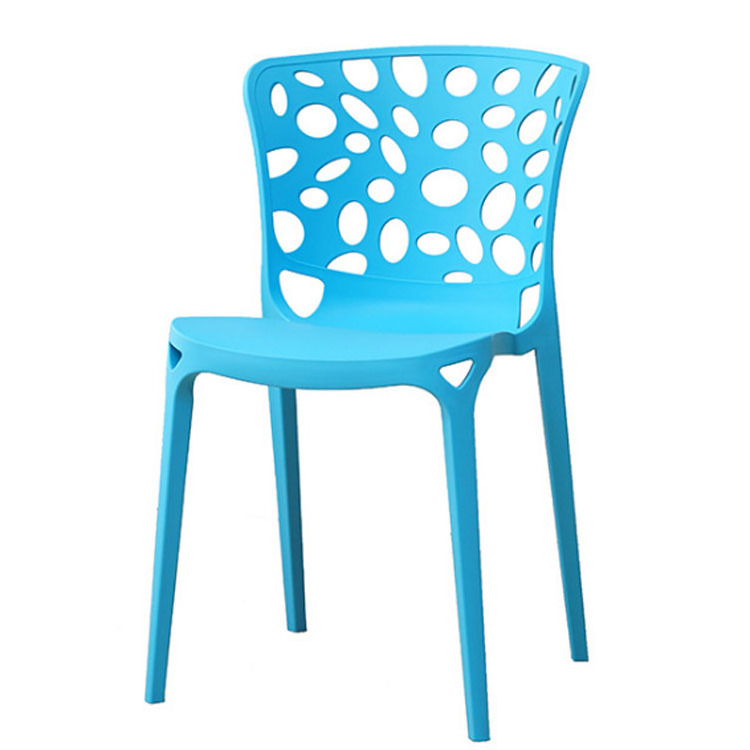 INS visitor plastic meeting chair outdoor stackable chair summer hollow back plastic garden dining chairs