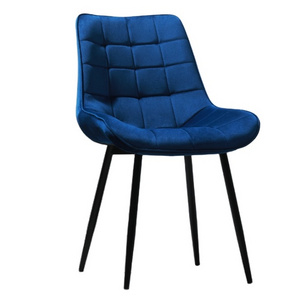 modern fabric chair high back metal leg chairs for elderly living room comfort velvet chair