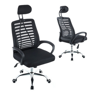 Silla de oficina mesh swivel and tilt lounge chair breathable ergonomic chair high back for office swivel chairs