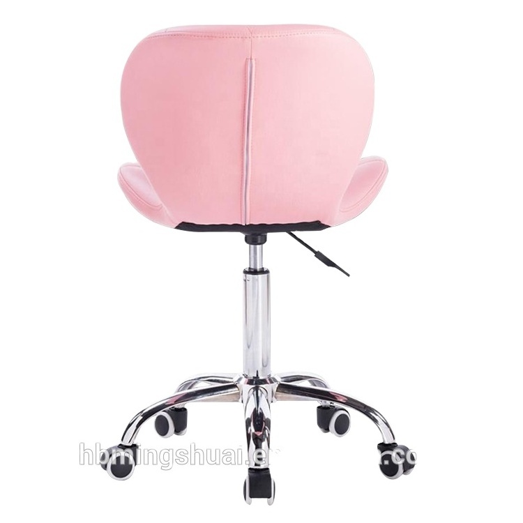 modern salon furniture hair dressing chair height adjustable hair salon chair rose elegent dressing makeup swivel vanity chair