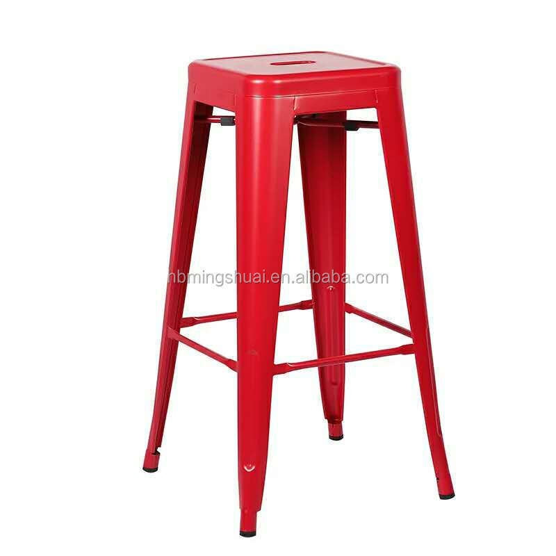 Retro Adjustable bar chairs outdoor stool chairs garden chair Metal Bar Stool