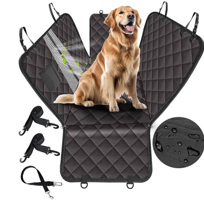 Belt Won't Slip off Active Pets Back Seat Covers Custom Universal Waterproof Dog Car Seat Cover