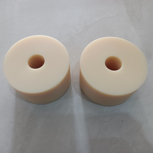 CNC machining Turning round nylon bushing sleeve roller,acetal POM wheel spacer machined service