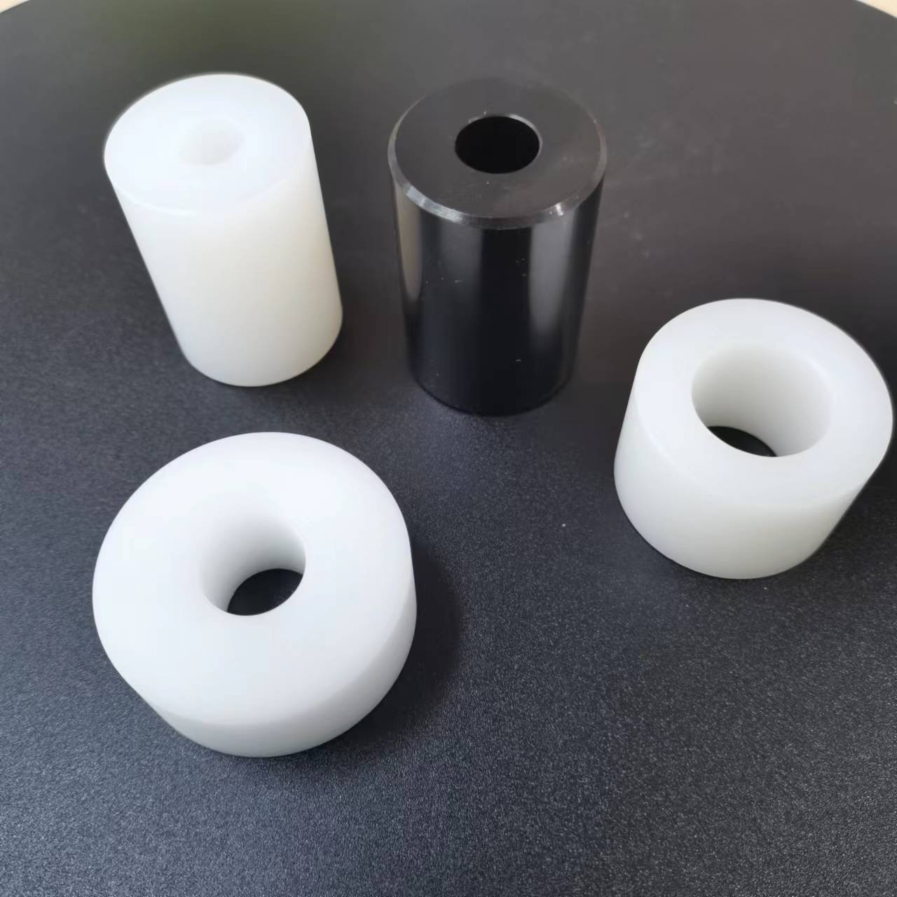 Cnc Machining Milling Turning nylon plastic gasket spacer POM bushing pulley