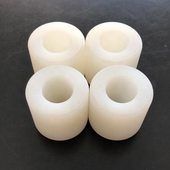 CNC machining Turning round nylon bushing sleeve roller,acetal POM wheel spacer machined service