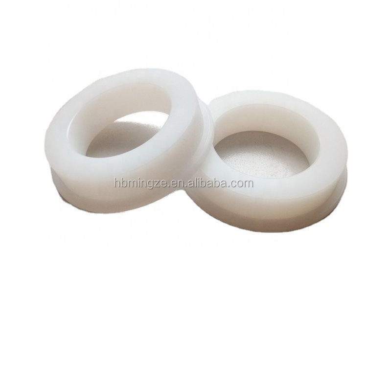 China custom Turning round nylon bushing sleeve acetal POM wheel spacer machined service