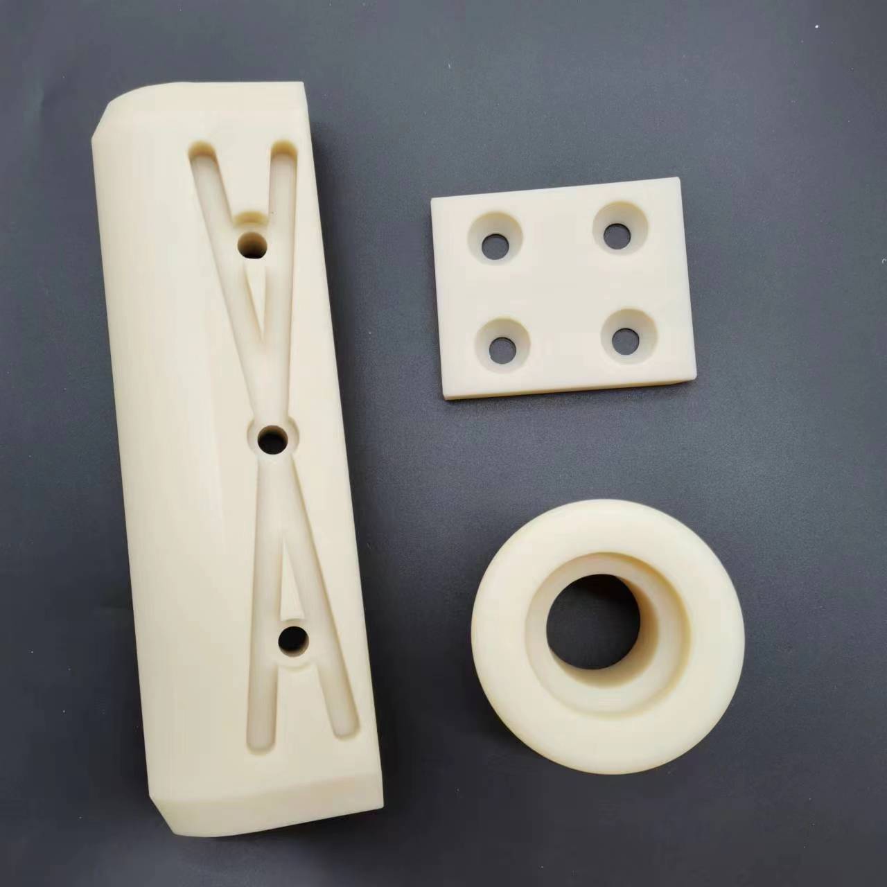 Custom Plastic Cnc Machined Parts Derlin POM Machined Parts OEM CNC Milling Natural Nylon Machining Parts