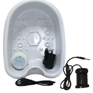 New Design Spa life detoxify health device Ionic Detox Foot Spa Machine with white basin for detoxification