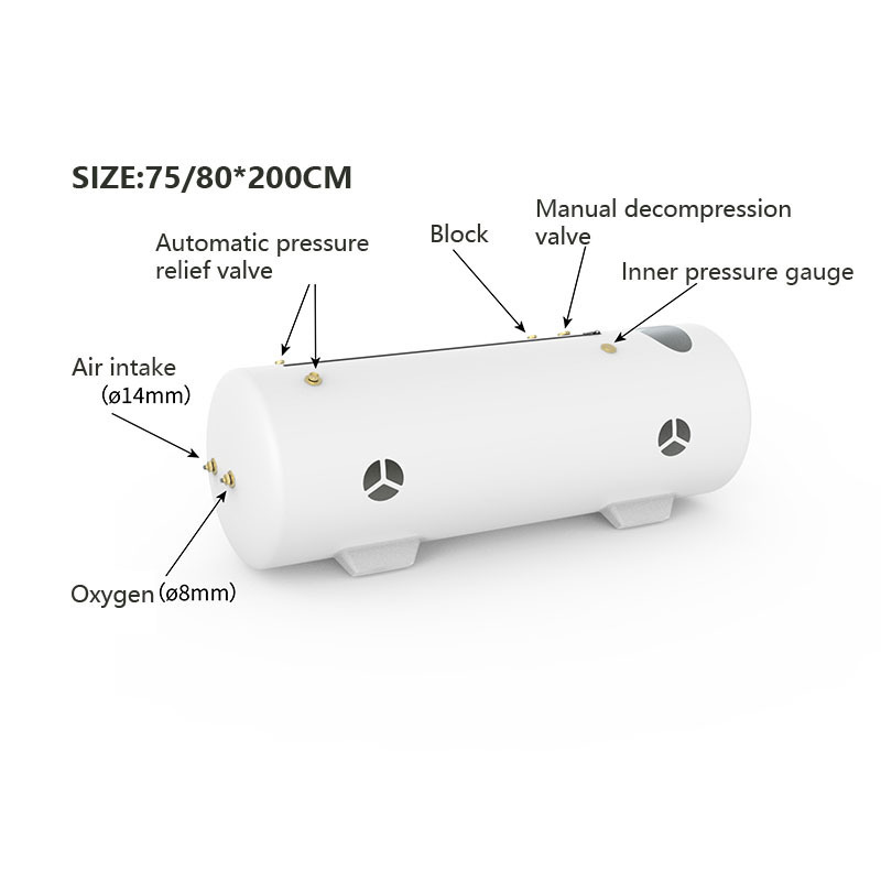 1.5 Ata soft Hyperbaric Chamber 5L Oxygen Concentrator Spa Capsule Far Infrared Hydro Massage Ozone Sauna Spa Capsule