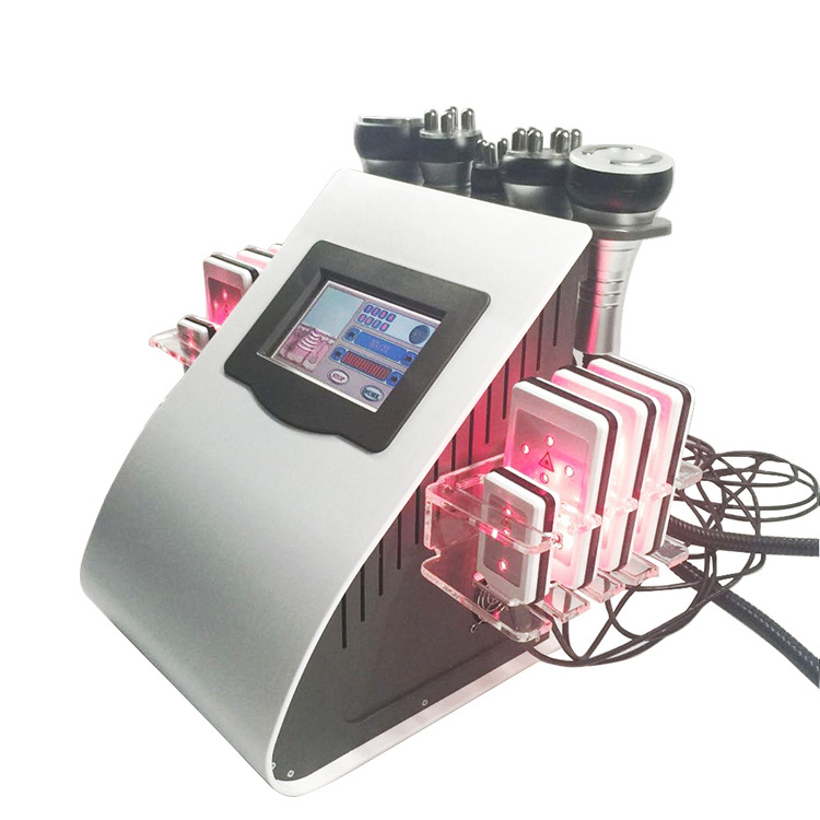 Professional RF Vacuum Cavitation Machine Ultrasonic Cavitation Weight Loss Machine 8 Pads Laser slimming system