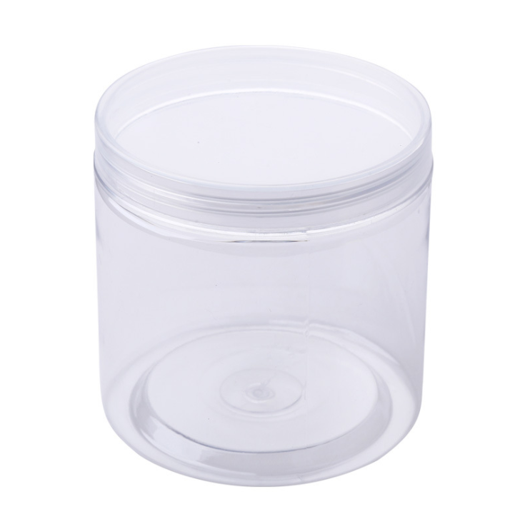 low price 150 ml food grade Empty Plastic Slime Bottles 150 ml Cosmetic lotion pet Jars Black Lids Clear Slime Containers