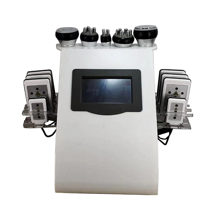 Professional RF Vacuum Cavitation Machine Ultrasonic Cavitation Weight Loss Machine 8 Pads Laser slimming system