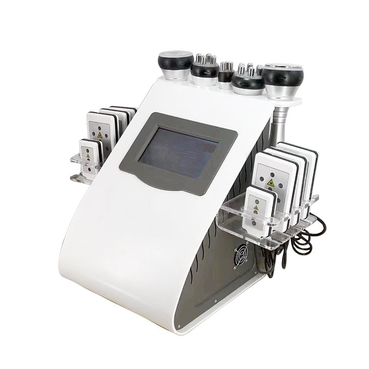 Professional RF Vacuum Cavitation Machine Ultrasonic Cavitation Weight Loss Machine 8 Pads Laser slimming system