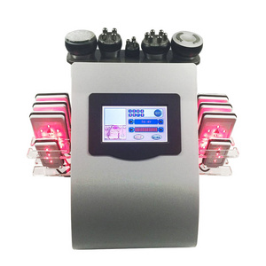 Professional RF Vacuum Cavitation Machine Ultrasonic Cavitation Weight Loss Machine 8 Pads Laser slimming system