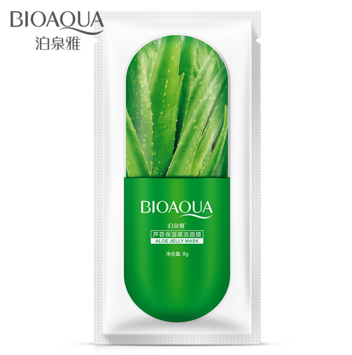 BIOAQUA Aloe plant jelly mask sleep mask cherry blossom Moisturizing Mask