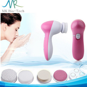 5 In 1 Waterproof Facial Skin Whitening Electric Wash Face Pore Cleanser