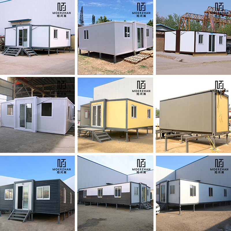 Hot Plans Modular Home Expandable Container House 20 ft Expandable House Convenient Prefab House With 2 Bedroom