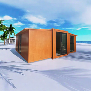 Hot Plans Modular Home Expandable Container House 20 ft Expandable House Convenient Prefab House With 2 Bedroom