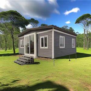 Luxury Prefab Villa Granny Flat 20Ft 40Ft Expandable Container House Granny Flat Prefabricated Folding Portable Mobile Tiny Home