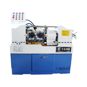 Fully automatic thread rolling machinery bolts and nuts screw making machine