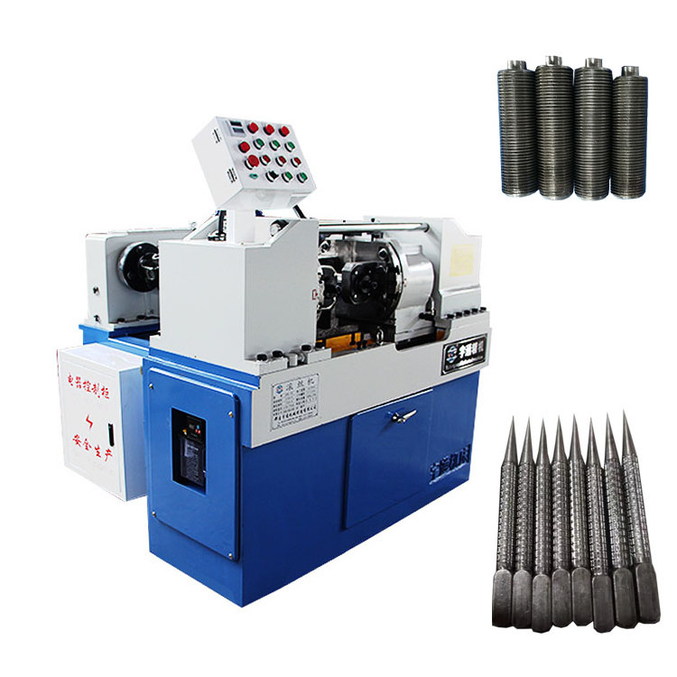 Fully automatic thread rolling machinery bolts and nuts screw making machine