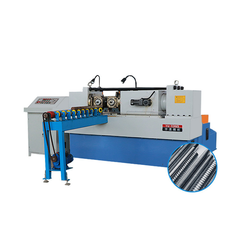 Bolt and nuts Automatic Rolling machine grape leaves rebar steel t thread making machine