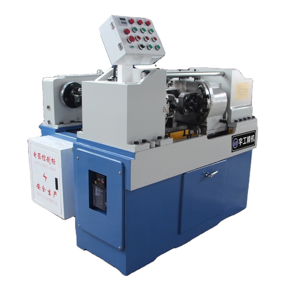 Fully automatic small thread rolling machine for bolt and rebar