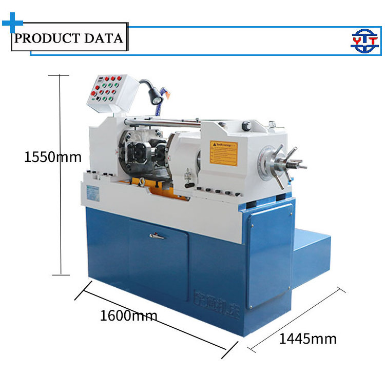 Fully automatic small thread rolling machine for bolt and rebar