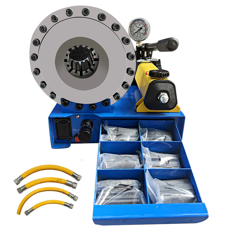 Factory use tube reduce crimper press hydraulic fire hose crimping machine