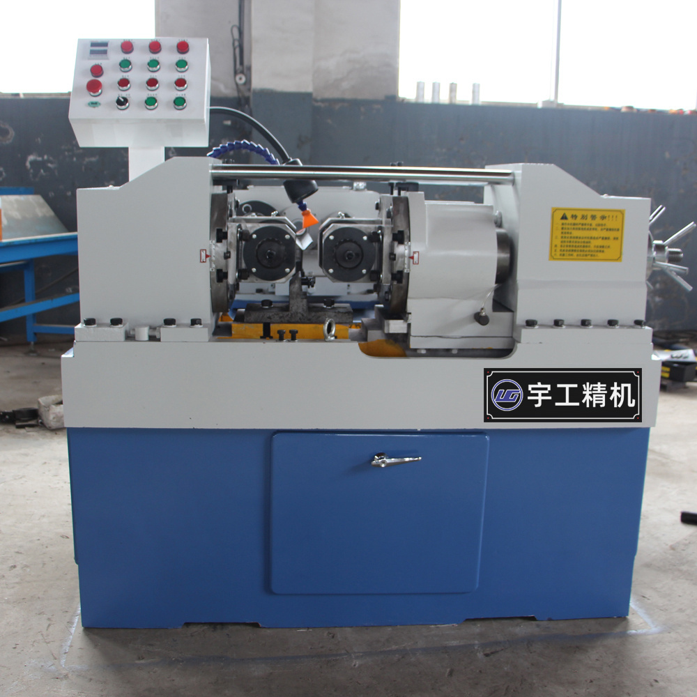 Fully automatic small thread rolling machine for bolt and rebar