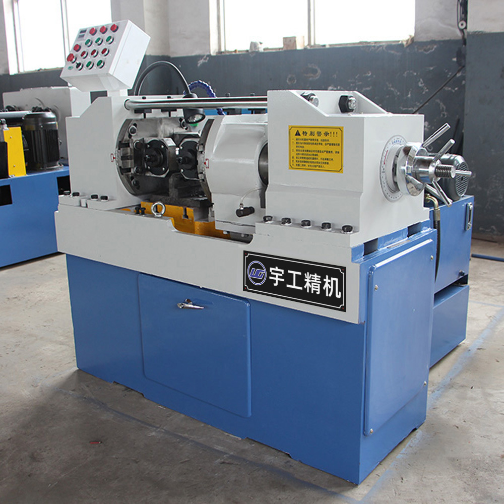 Fully automatic small thread rolling machine for bolt and rebar