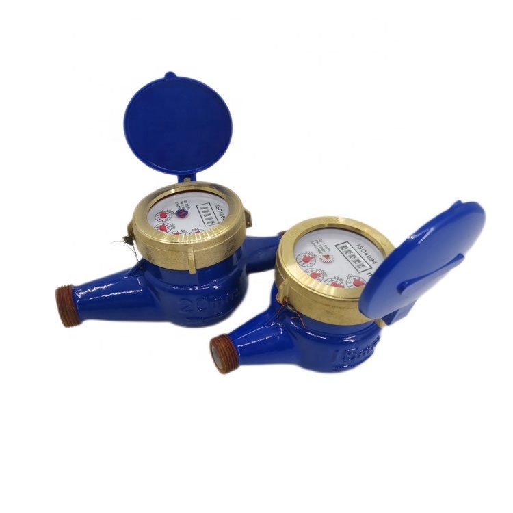 1/2  2inch Wet Multi Jet  Iron Body Water Meter Mechanical Flow Meter