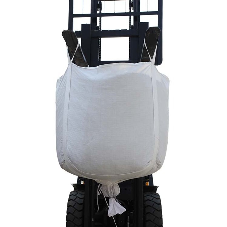 Cheap Custom White Polypropylene Plastic Woven Jumbo Bag For Sale Industry Use PP Jumbo Large FIBC Bags