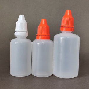 Empty Plastic Squeeze Eye Oil Paint Liquid Glue Bottles Color Dropper Serum Container with Inner Plugs