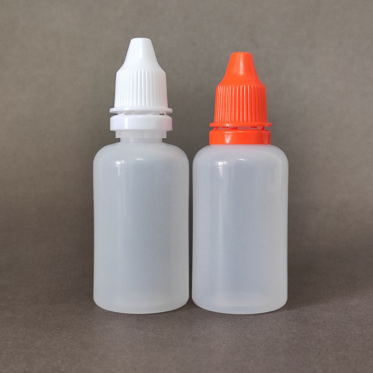 Empty Plastic Squeeze Eye Oil Paint Liquid Glue Bottles Color Dropper Serum Container with Inner Plugs