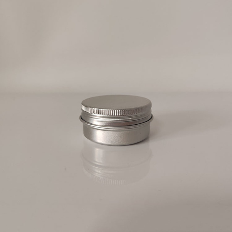 Personalized Round Screw Lid Lip Balm Chewing Gum Storage Tin Container Aluminium Jar Metal Boxes for Gift