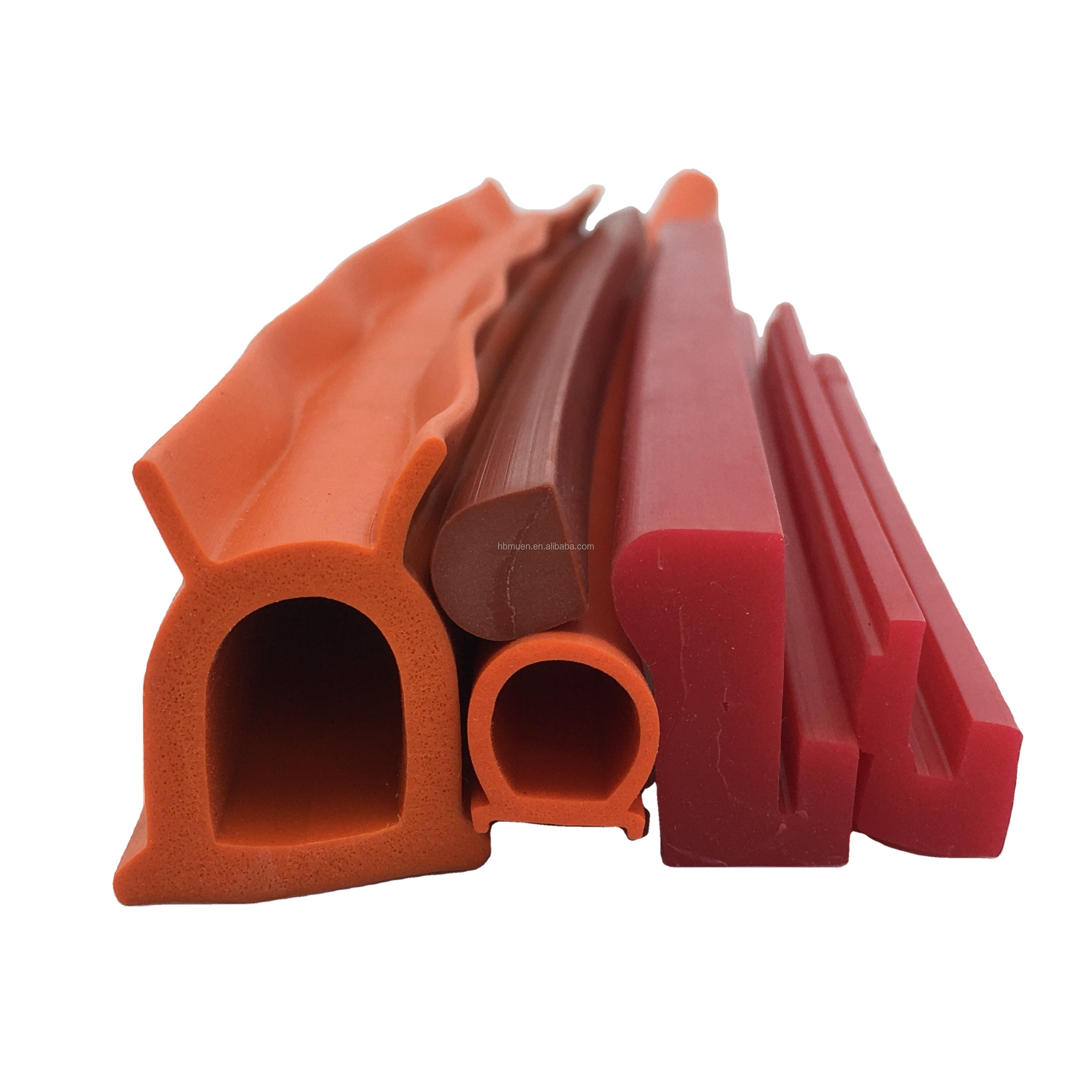 Silicone foam sealing strip doors and Windows dustproof waterproof high and low temperature silicone sealing strip