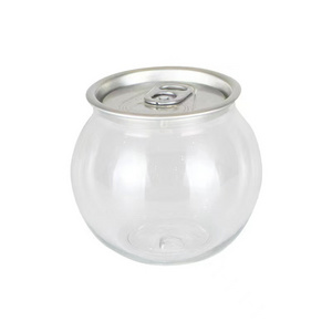 clear round wide mouth plastic jar with color lid 1g candle jars mold 6oz 71mm hexagon