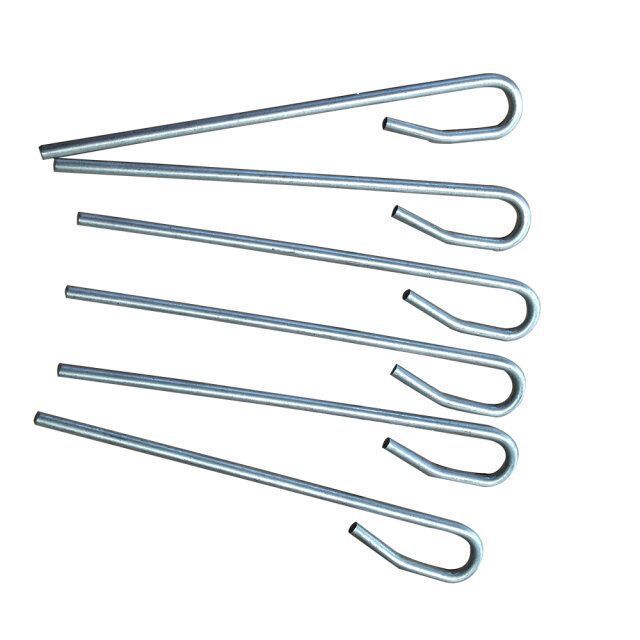 Outdoor Camping Garden Galvanized Steel Heavy Duty Hooks Tent Stakes Steel Tent Peg