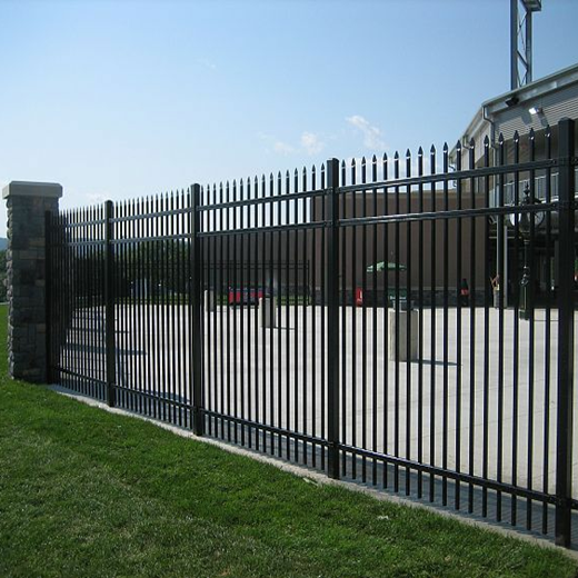 Modern iron spear pool fence / iron wall grilles design / steel garden fence