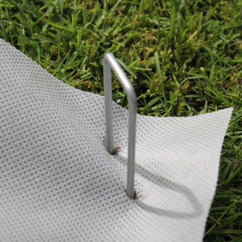 Galvanised Metal Ground U-Shaped Garden Stakes Pins Tent Pegs Gazebo Camping Tarpaulin Hooks Fabric Irrigation Tubing Pins