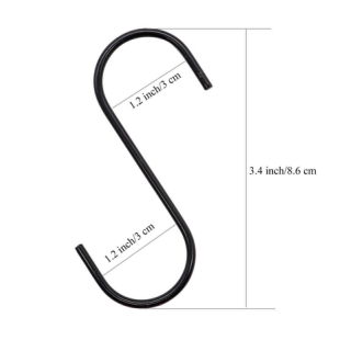 sliver metal hook s type hooks stainless steel small metal twisted s shape hook stainless steel