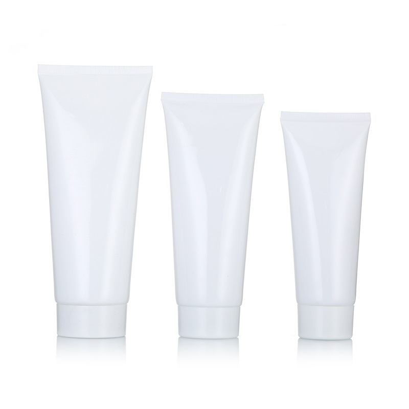 100ml White Plastic Soft Tubes Travel Empty Bottle Refillable Packing Containers For Cosmetic Cream Lotion Shampoo