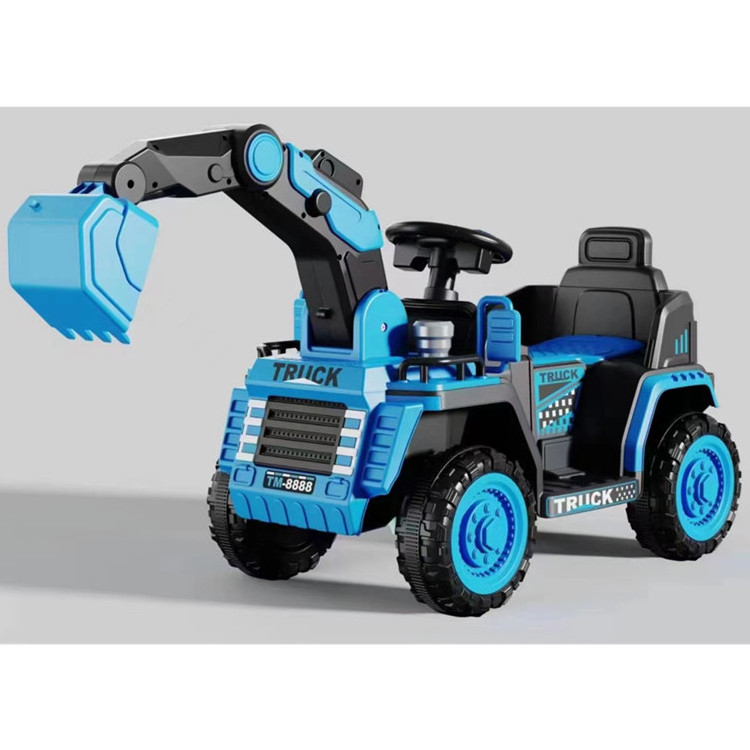 New model plastic toys children big size battery truck kids remote control ride on truck