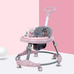 new model hot selling ecofriendly baby walker toddler/baby walkers lagbe/baby walker pushing with umbrella tray on sale