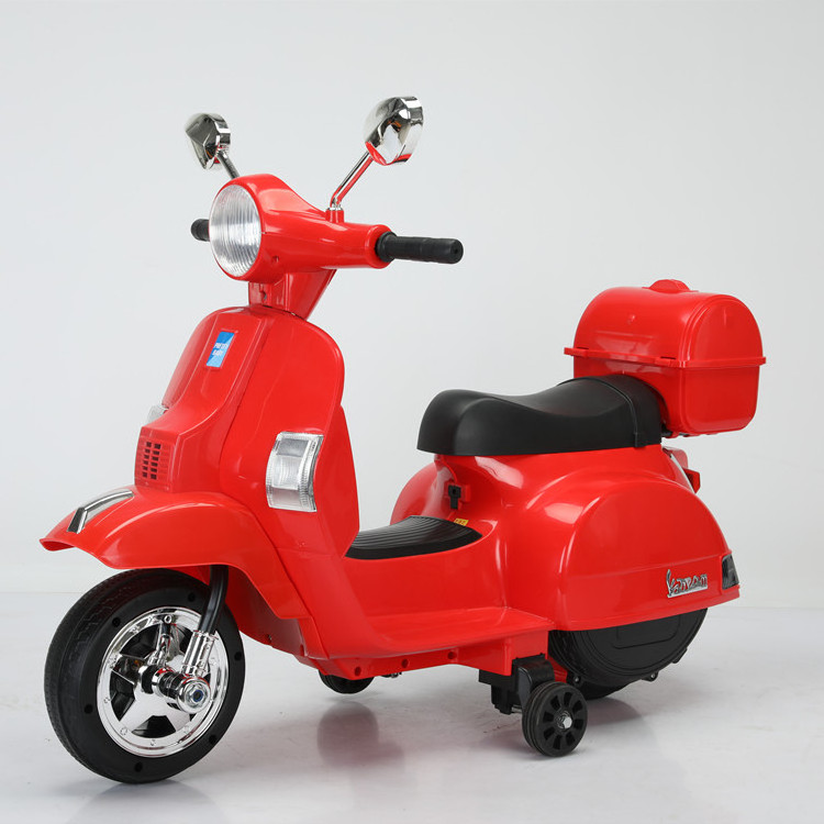 Fashion plastic toys low price ride on car baby battery powered rc motorcycle 3 wheels electric bike