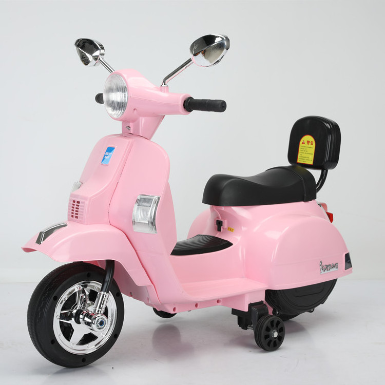 Fashion plastic toys low price ride on car baby battery powered rc motorcycle 3 wheels electric bike